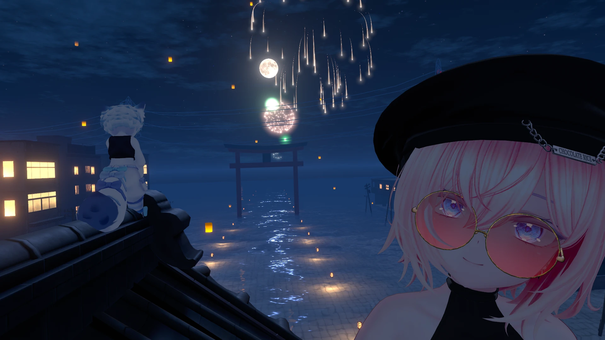 烟花夜景世界