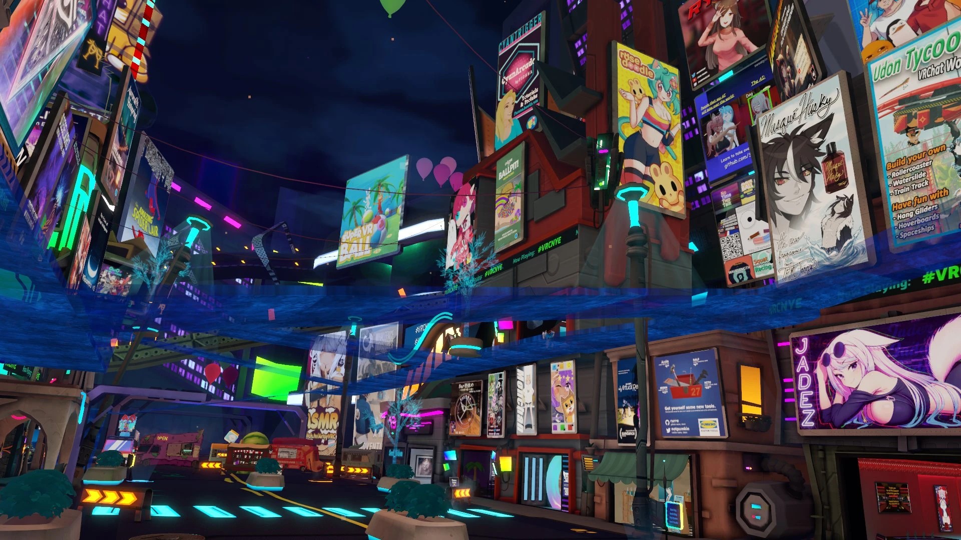 VRChat 街头霓虹世界